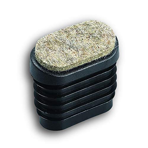 OL 4 St. Gleiter/Stopfen für schrägstehende Ovale Stuhlbeine mit Rohrwandstärke 1,5-2 mm / 38x20 mm OL 4 St. Gleiter/Stopfen für schrägstehende Ovale Stuhlbeine mit Rohrwandstärke 1,5-2 mm / 38x20 mm von Unbekannt