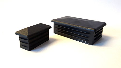 OL 4 St. Zierstopfen/Sichtstopfen für Rechteckige Rohre mit Rohrwandstärke 1,5-2 mm / 30x15mm von Unbekannt