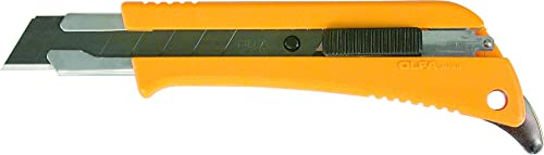 OLFA Cuttermesser Cutter Super AL 174 lose (18mm, mit Taste, mit Finne, ultrascharfe Klinge) 489614 von Hansa