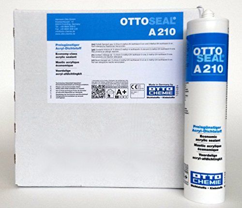 OTTOSEAL A210 weiß 20 Stk. a 310 ml Der preisgünstige Acryl Dichtstoff OTTOSEAL A210 weiß 20 Stk. a 310 ml Der preisgünstige Acryl Dichtstoff von OTTOSEAL