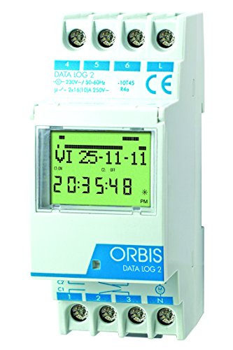 Orbis OB174042 Data Log 120 Volt Digitale Verteilerschaltuhr von Orbis