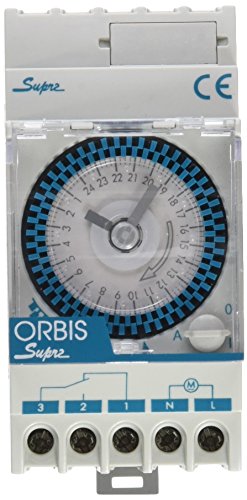 Orbis OB290263N Supra QRD 24 Volt C.A. Analoge Verteilerschaltuhr von Orbis