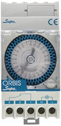 Orbis OB290273N Supra QRD 12 Volt C.A. 2.5 M Analoge Verteilerschaltuhr von Orbis