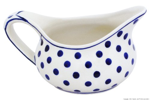Original Bunzlauer Keramik Sauciere 0.45 Liter im Dekor 37 von Polmedia Polish Pottery