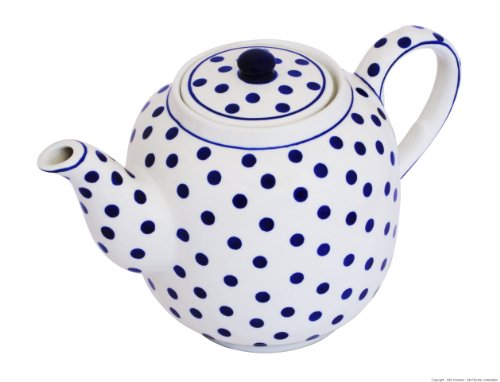 Original Bunzlauer Keramik Teekanne 1,50 Liter im Dekor 37 von Unbekannt