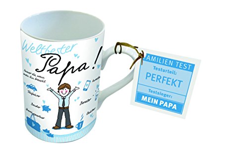 PPD Porzellan Henkelbecher Tasse Weltbester Papa von PPD