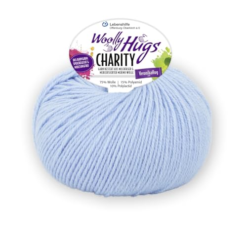 PRO LANA Charity Woolly Hug´S - Farbe: Hellblau (56) - 50 g/ca. 100 m Wolle von Unbekannt