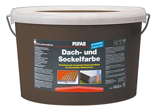 PUFAS Dach- und Sockelfarbe anthrazit 12,5 Liter von Unbekannt