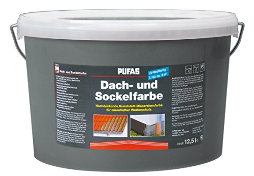 PUFAS Dach- und Sockelfarbe schiefer 12,5 Liter von Unbekannt