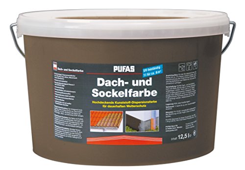 PUFAS Dach- und Sockelfarbe torf 12,5 Liter von Unbekannt