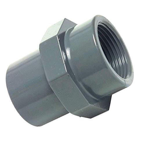 PVC-U Fitting Adapter Gewindemuffe Durchmesser 40mm Klebemuffe auf IG 1 1/4" Innengewinde ideal für 1 1/4" Teichpumpen am Koiteich von Unbekannt