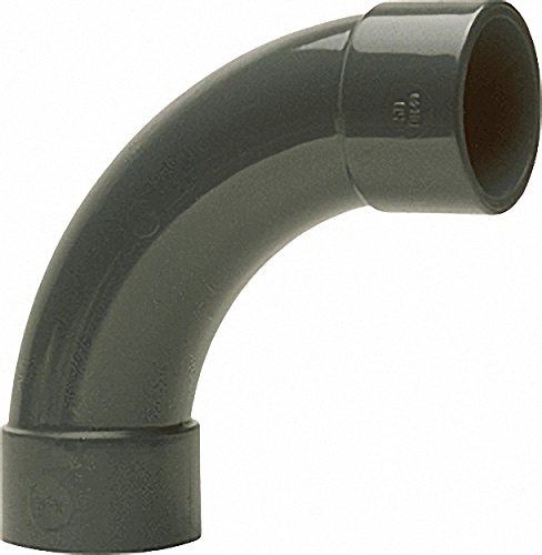 PVC-U - Klebefitting Bogen 90°- 90mm- beidseitig Klebemuffe von Unbekannt
