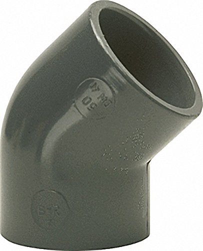 PVC-U - Klebefitting Winkel 45°- 32mm- beidseitig Klebemuffe von Unbekannt