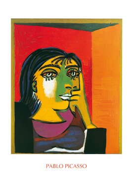 Pablo Picasso Poster/Kunstdruck Dora Maar 60 x 80 cm Pablo Picasso Poster/Kunstdruck Dora Maar 60 x 80 cm von Unbekannt