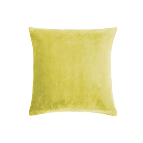 Pad - Kissenhülle, Kissenbezug - Smooth - Samt - 100% Polyester - Farbe: Mustard - 60 x 60 cm von Unbekannt