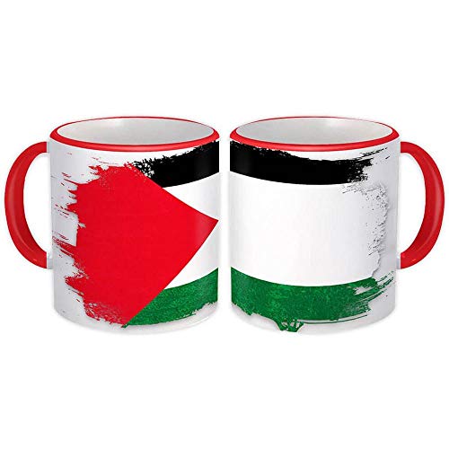 Palestine : Gift Mug Distressed Flag Vintage Palestinian Expat Country von Unbekannt