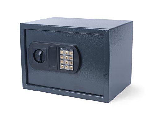 Pavo 8037483 Wand/Tisch Tresor 35x25x25 cm-Safe mit elektronischem Zahlenschloß von Pavo