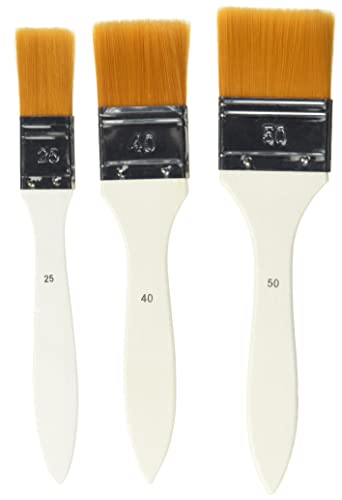 Pebeo 950550 Pinselset, 3-teilig, Spalterpinsel, Goldfarben, Polyamid, Nummer 25, 40, 50 Pebeo 950550 Pinselset, 3-teilig, Spalterpinsel, Goldfarben, Polyamid, Nummer 25, 40, 50 von Pébéo