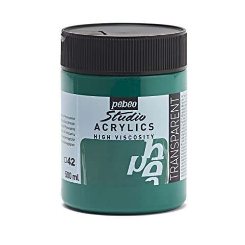 Pebeo Studio Acrylfarbe, 500 ml, Phthalocyaningrün, Phthalocyanin-Smaragd Pebeo Studio Acrylfarbe, 500 ml, Phthalocyaningrün, Phthalocyanin-Smaragd von Pébéo