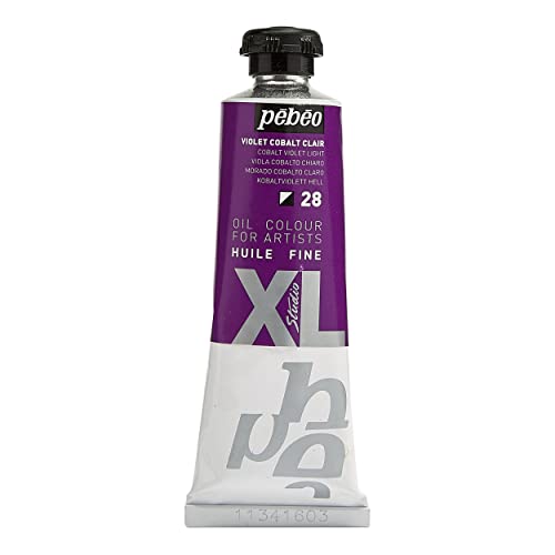 Pébéo - Feines Öl XL 37 ML - Ölgemälde - Ideal für Anfänger oder Profis - Fine Art Malerei - Feine Qualität - Pébéo Ölgemälde - Violett Kobalt Hell - 37 ml von PEBEO