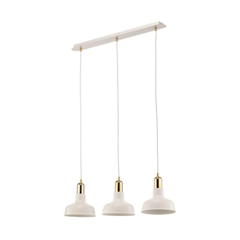Pendellampe Gubo Hängeleuchte Hängelampe Deckenlampe Lampe E27 dreiflammig weiß von Unbekannt
