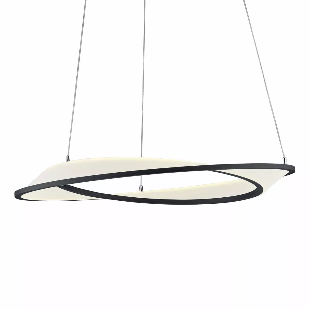 Pending Pendelleuchte Lampe Hängelampe 60 Cm Schwarz Led Leuchte B-Ware Pending Pendelleuchte Lampe Hängelampe 60 Cm Schwarz Led Leuchte B-Ware von Unbekannt