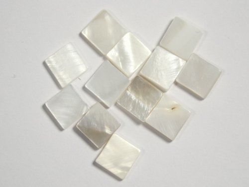 Perlmutt MosaikPerlmutt natur 10x10; 200g ca. 360 Stk von Unbekannt