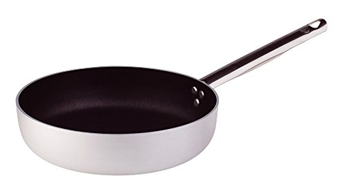 Pfannen Aluminium gerade Agnelli 3 mm mit Griff Ø 40 cm Antihaftbeschichtet Brot Cod. alsa111s40 von Baldassare Agnelli