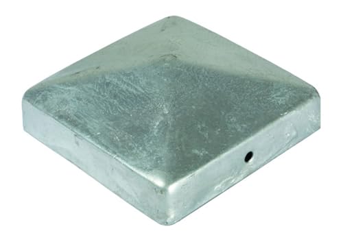 Unbekannt Pfostenkappe Zaunkappe Abdeckkappe Pyramide verzinkt 71 x 71 mm, Schutz für Gartenmöbel, Witterungsbeständig, Silber Unbekannt Pfostenkappe Zaunkappe Abdeckkappe Pyramide verzinkt 71 x 71 mm, Schutz für Gartenmöbel, Witterungsbeständig, Silber von GreenSeason