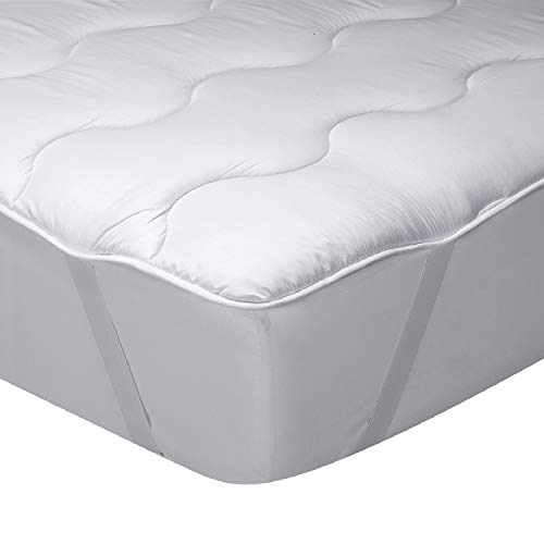 Pikolin Home - Topper aus silikonisierter Hohlfaser und angerauter, hypoallergener und atmungsaktiver Mikrofaser (3 cm) von Classic Blanc