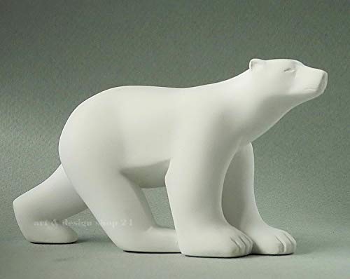 Pocket Art - Museums Miniaturskulptur - Eisbär (Ours Blanc) - nach Francois Pompon von Parastone