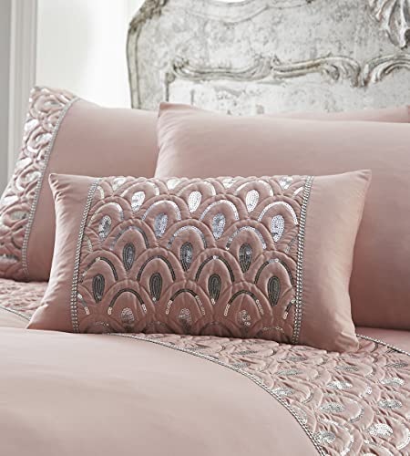 Portfolio Ritz Bettwäsche-Set für Doppelbett, mit Pailletten, Rosa von Unbekannt