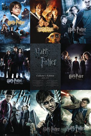 Poster Harry Potter - Staffel Collection - Größe 61 x 91,5 cm - Maxiposter von posterdepot