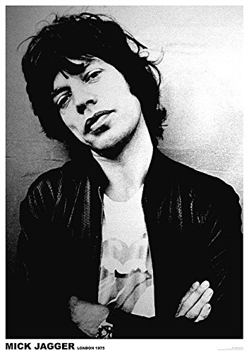 Poster Mick Jagger Rolling Stones London 1975 59 x 84 cm von Unbekannt