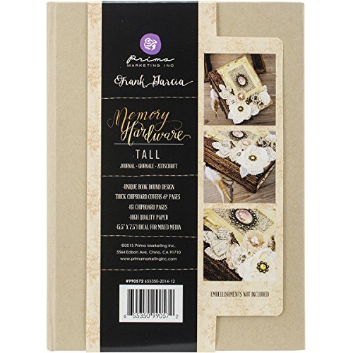 Prima Marketing Memory Hardware Chipboard Journal 5.5 x 7.5-inch, Tall Kraft, 6 Pages von PRIMA MARKETING INC