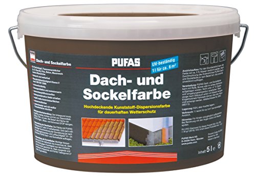 Pufas 10169 Dach und Sockelfarbe, Anthrazit von PUFAS