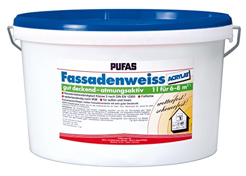 Pufas Fassadenweiss Acrylat 10,000 L von PUFAS