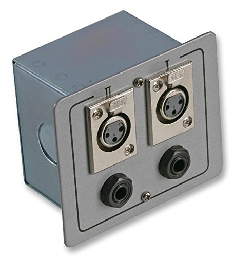 Pulse PLS00513 AV-Anschlussbox, 2 x XRL-Steckdosen und 2 x Klinkenbuchsen von PULSE