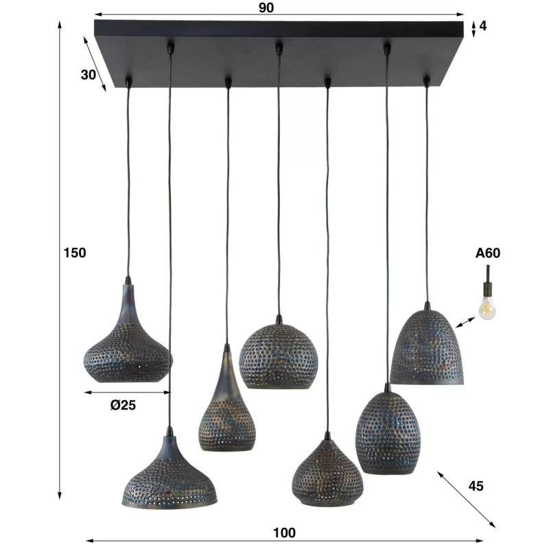 Punchray Hängeleuchte Hängelampe Leuchte Lampe Pendelleuchte SIEHE TEXT/FOTO von Unbekannt