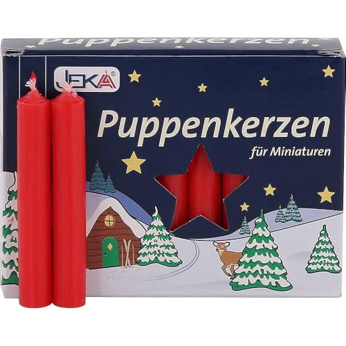Puppenlichte 65/10 rot 20er von Jeka