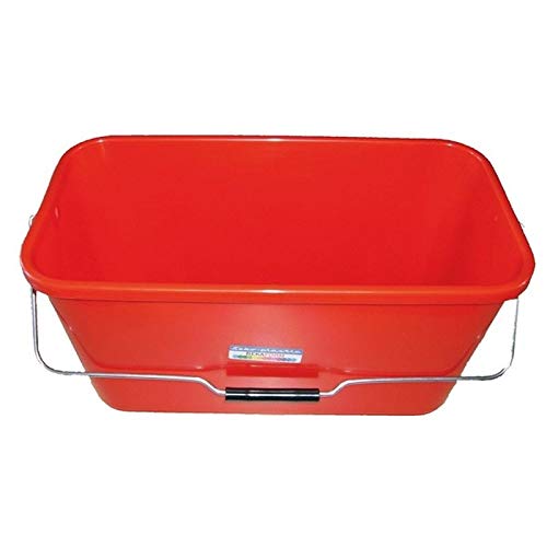 Teko Plastic Wischeimer mit Metallhalterung, 12 l, Kunststoff, rot, Einheitsgröße Teko Plastic Wischeimer mit Metallhalterung, 12 l, Kunststoff, rot, Einheitsgröße von Teko Plastic