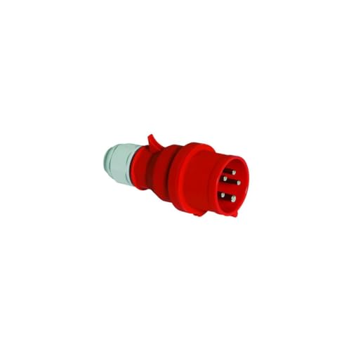 CEE - Stecker 32A 5pol 400V 6h, Bals Art. Nr. 2148, rot, Schutzart IP 44 CEE - Stecker 32A 5pol 400V 6h, Bals Art. Nr. 2148, rot, Schutzart IP 44 von Bals