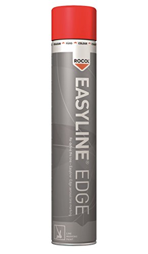 ROCOL Easyline EDGE Linienmarkierungsspray 750ml Spraydose (rot ca. RAL 3020) von Rocol