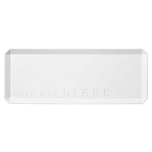 Räder 89248 ZUHAUSE - Centerpiece - Tablett - Fest der Liebe - Porzellan - 52x20x2cm von Räder