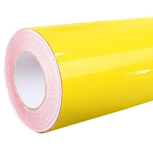 4,75€/m² Rapid Teck® Glanz Folie - 021 Gelb - Klebefolie - 5m x 63cm - Folie selbstklebend - Plotterfolie - auch als Moebelfolie von Unbekannt