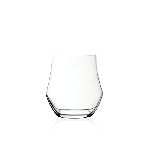 RCR Cristalleria Italiana RCR Ego Wassergläser, Glas, Transparent, 6er Pack, 38,9 cl, Durchsichtig, 9 cm, 6 von RCR