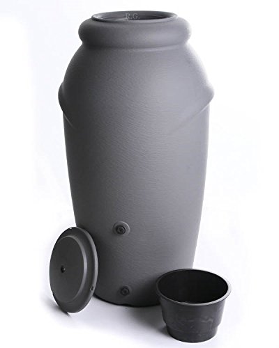 Unbekannt Regenwassertonne 210L Grau mit Wasserhahn, Polypropylen (PP), Rund Unbekannt Regenwassertonne 210L Grau mit Wasserhahn, Polypropylen (PP), Rund von Unbekannt