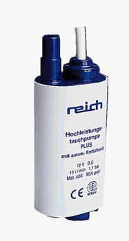 Reich Hochleistungs Tauchpumpe PLUS 19 l/min 1,1 bar SB Reich Hochleistungs Tauchpumpe PLUS 19 l/min 1,1 bar SB von reich
