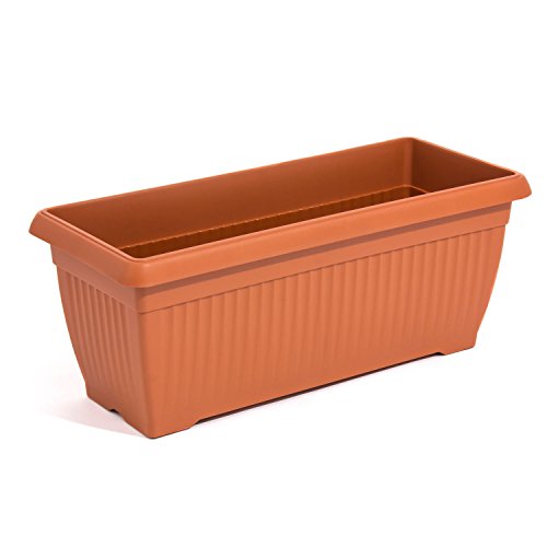 Riesiger Balkonkasten Blumenkasten 80 x 33 cm 44 Liter Blumentopf terra braun Riesiger Balkonkasten Blumenkasten 80 x 33 cm 44 Liter Blumentopf terra braun von Prosperplast