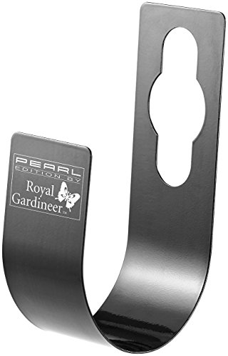 Royal Gardineer Schlauchhalter: Gartenschlauch-Halterung aus Metall zum Anbringen am Garten-Wasserhahn (Gartenschlauch Aufhängung, Gartenschlauchhalter, Gartenwasserhahn) von Royal Gardineer